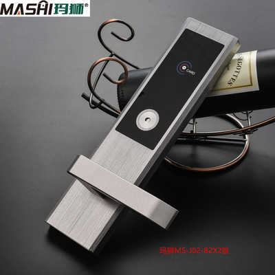 玛狮MS-J02-B2X2银新款高级智能门锁